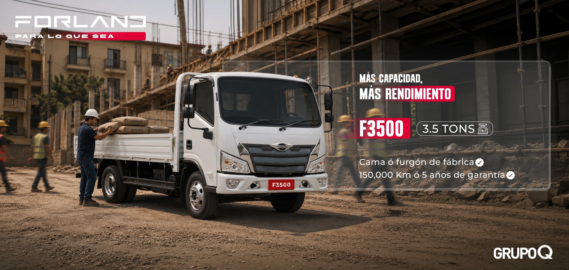 Forland F3500 - 3.5 TON - FORLAND PARA LO QUE SEA - GRUPO Q