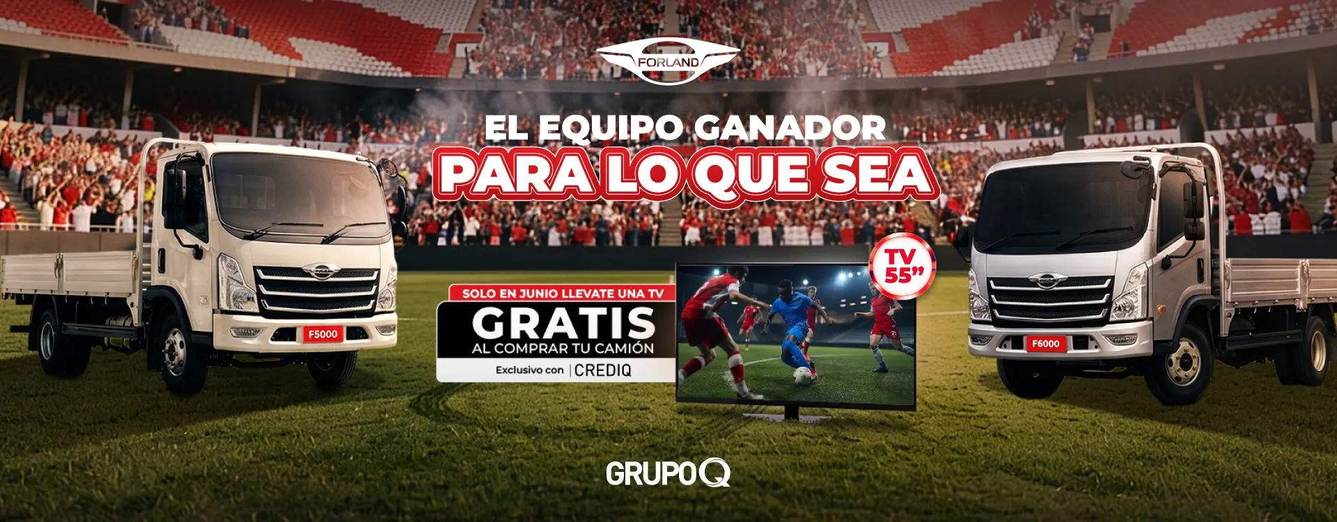Forland Honduras | SOLO EN JUNIO LLEVATE UNA TV GRATIS AL COMPRAR TU CAMIÓN | Condiciones exclusivas CREDIQ