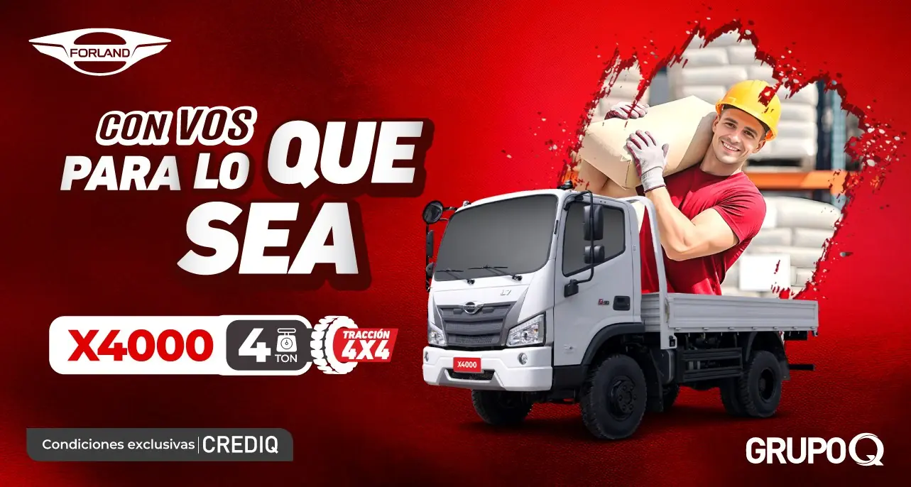 Forland Honduras | X4000 4TON Tracción 4x4 | Vehículos comerciales de calidad